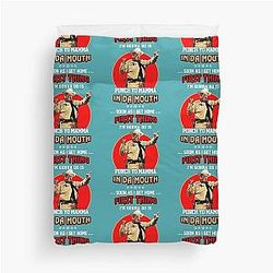 Funny Buford T Justice Punch Yo Mama Smokey The Bandit Gift For 70s Comedy Film Lover Duvet Cover