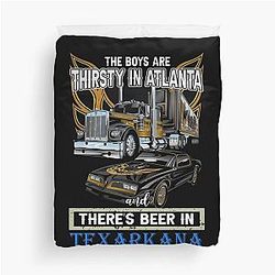Smokey and the Bandit Car Movie Art Duvet Cover