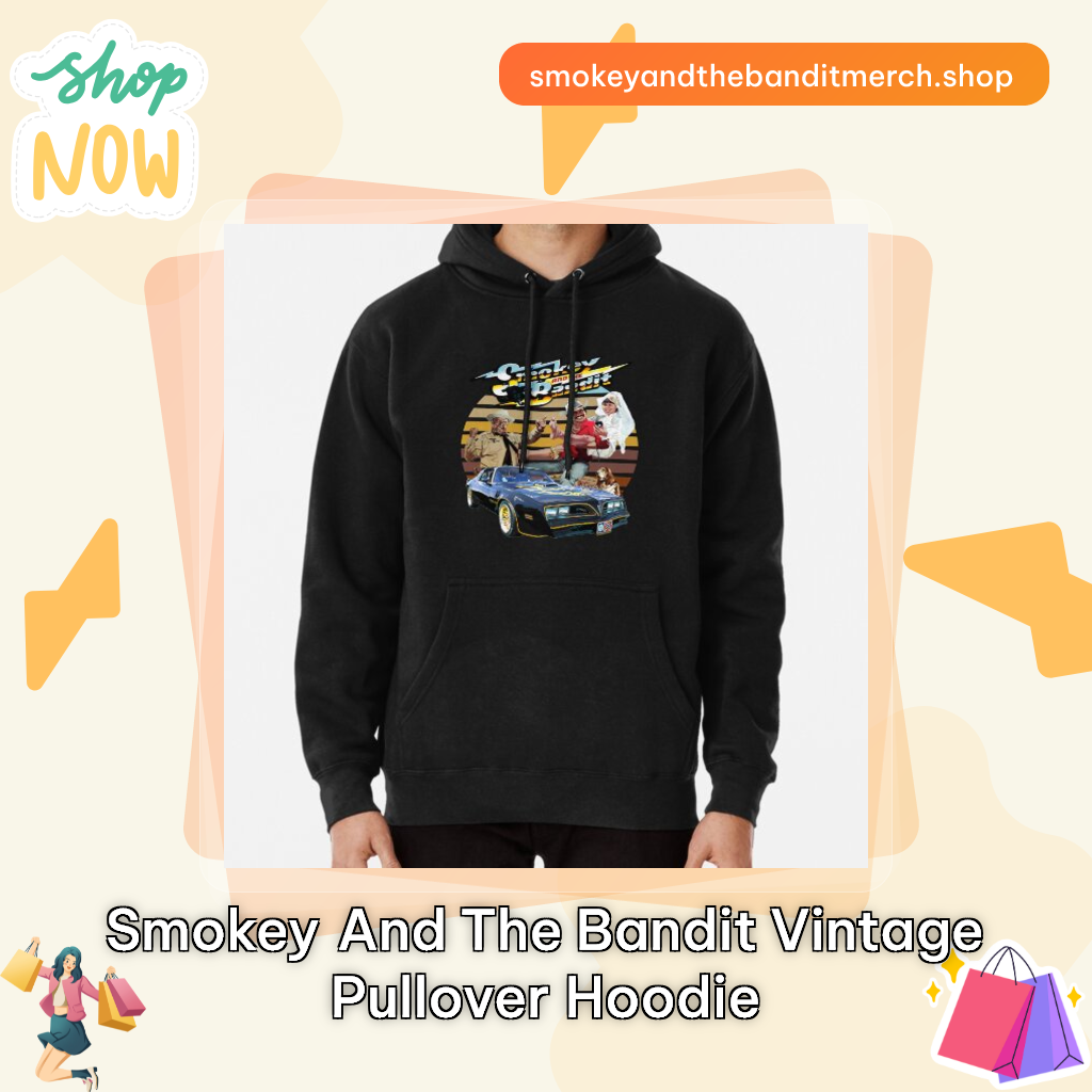Smokey and the Bandit Vintage Pullover Hoodie