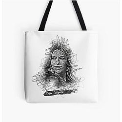Sofia Vergara Abstract Sketch Art, Sofia Vergara Design, Sofia Vergara Tote Bag
