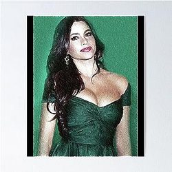Gift for Men Sofia Vergara Vintage Gift Movie Fans Poster
