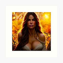 Sofia Vergara Fan Art Art Print
