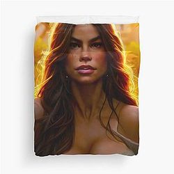 Sofia Vergara Fan Art Duvet Cover