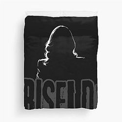 Sofia Vergara Siren: Griselda Unleashed in Red Elegance Duvet Cover