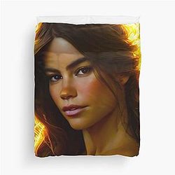 Sofia Vergara Fan Art Duvet Cover