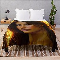 Sofia Vergara Fan Art Throw Blanket