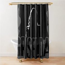 Sofia Vergara Siren: Griselda Unleashed in Red and Black Elegance Shower Curtain