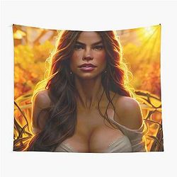 Sofia Vergara Fan Art Tapestry