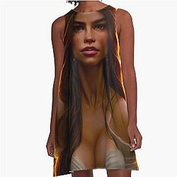 Sofia Vergara Fan Art A-Line Dress