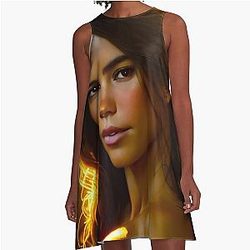 Sofia Vergara Fan Art A-Line Dress