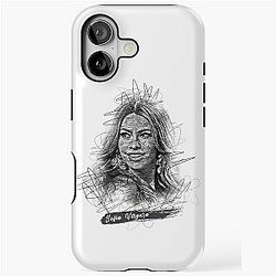 Sofia Vergara Abstract Sketch Art, Sofia Vergara Sketch, Sofia Vergara iPhone Tough Case