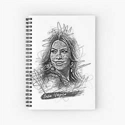 Sofia Vergara Abstract Sketch Art