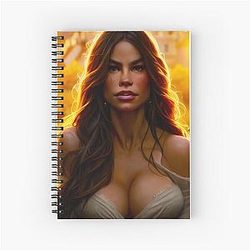 Sofia Vergara Fan Art Spiral Notebook