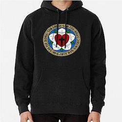 Luther's Rose with the 5 Solas of the Reformation Pullover Hoodie