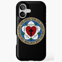 Luther's Rose with the 5 Solas of the Reformation iPhone Tough Case