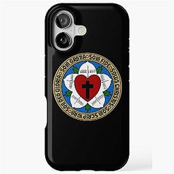 Luther Rose with the Five Solas iPhone Case