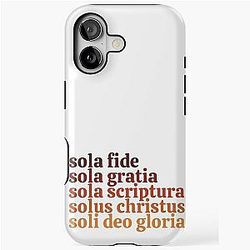 The Five Solas iPhone Tough Case