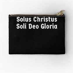 5 Solas Graphic Zipper Pouch with German Inspired font
