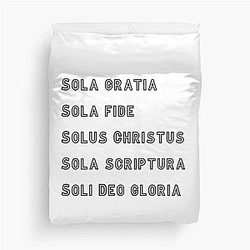 Five Solas Duvet Cover