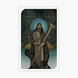 Dragon Age Inquisition Solas Tarot card sticker
