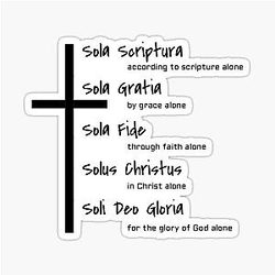 The Five Sola Sticker