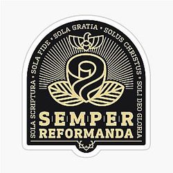 Bible sticker. The five solas of the reformation sticker.