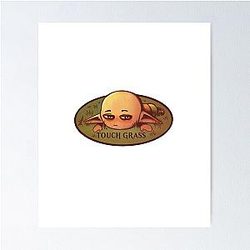 Solas Touch Grass Poster