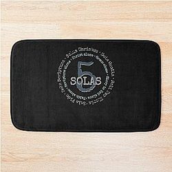 Five Solas of the Reformation Bath Mat