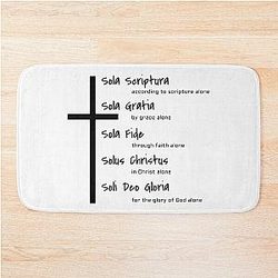 The Five Solas Bathmat