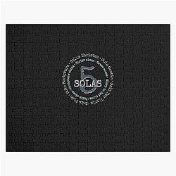 Five Solas of the Reformation Jigsaw Puzzle