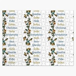 Five and Flowers Jigsaw Puzzle