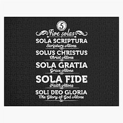 Five Solas Jigsaw Puzzle