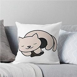 Solas Cat Throw Pillow