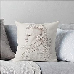 Solas Sketch Throw Pillow