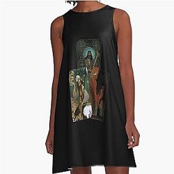 Trilogie de cartes de tarot de Solas A-Line Dress