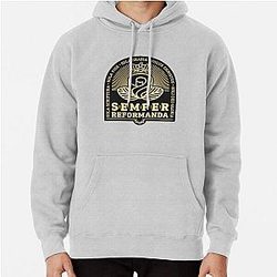 Bible Semper Reformanda The Five Solas of the Reformation Pullover Hoodie
