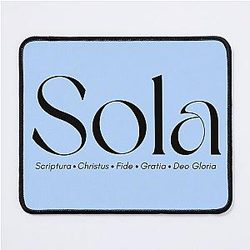 5 Solas Black Mouse Pad