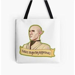 Sola's Slightly Approved Over Print Tote Bag