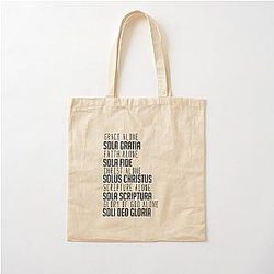 5 Solas - Five Solas Cotton Tote Bag -> 5 Solas Cotton Tote Bag