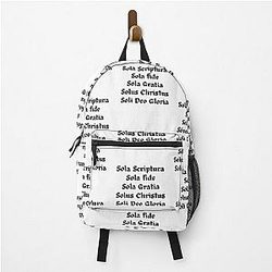 The Five Solas Christianity Backpack