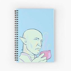 Solas disapproves the Spiral Notebook