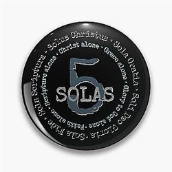 Five Solas of the Reformation Pin