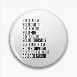 Five Solas Pin