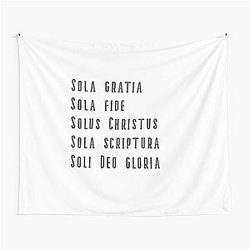 5 Solas Tapestry