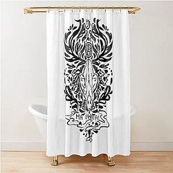 Solas Romance Tattoo Classique Shower Curtain