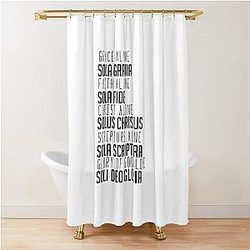 5 Solas Shower Curtain