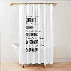 5 Solas Shower Curtain