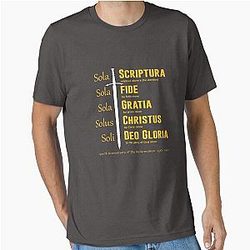 5 Solas Essential T-Shirt

 cleaned title: 5 Solas T-Shirt