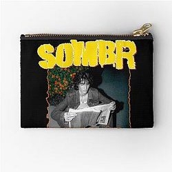 Vintage Grunge Style Somber Zipper Pouch