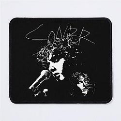 Classic Silhouette Style Somber Mouse Pad